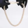Old Cuban Diamond Pavé-Set 22-Inch 37.64ct Two-Tone Cuban Link Chain with Brilliant Natural Diamonds and Premium Gold Finish