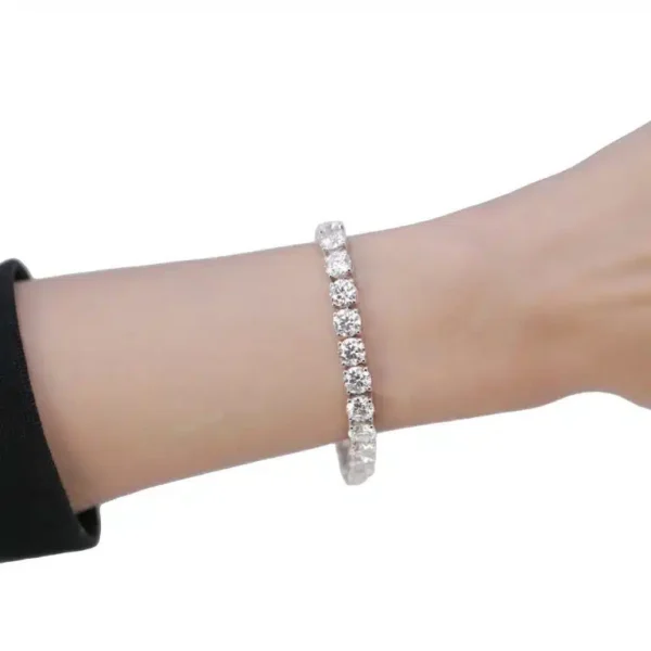 14kt White Gold Diamond Tennis Bracelet