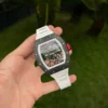 Richard Mille RM055 Bubba Watson Carbon 1:1 BBR 50mm watch with a carbon-style tonneau case, skeletonized dial, sapphire crystal, and premium rubber strap.