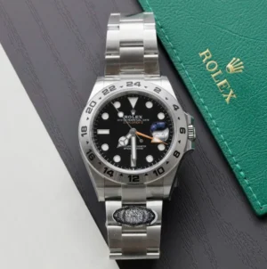 Dong-Ho-Rolex-Explorer-II-226570-Rep-11-Cao-Cap-Nhat-Mat-Den-Nha-May-Clean-42mm-6-768x773-1 Rolex Explorer II 42mm 226570 Black Dial QF SH3285 Super Clone