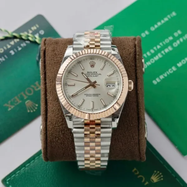 Rolex DateJust Gold Wrapped Jubilee Strap GM Factory 41mm Rolex DateJust Gold Wrapped GM Factory 41mm with a Jubilee Strap.