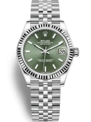 Rolex Datejust 31mm Reference 278274 Super Clone with a Mint Green Dial.