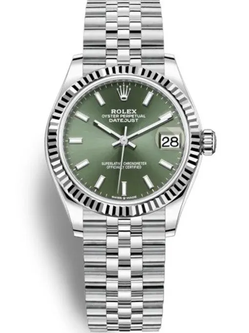 Rolex Datejust 31mm Mint Green Dial 278274 Super Clone Rolex Datejust 31mm Reference 278274 Super Clone with a Mint Green Dial.