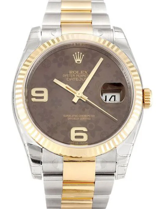 Rolex Datejust 36mm Floral Dial 116233 Super Clone Rolex Datejust 36mm Reference 116233 Super Clone with a Floral Dial.