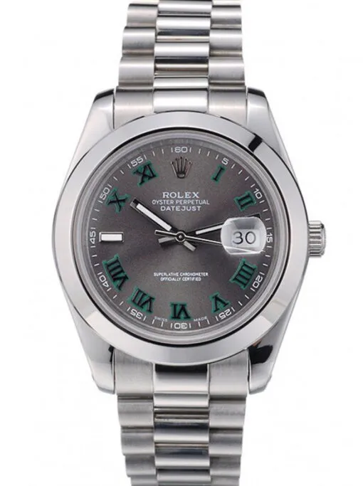 Rolex Datejust 41mm Silver Dial 42000 Super Clone Rolex Datejust 41mm Reference 42000 Super Clone with a Silver Dial.