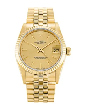 Rolex Datejust Mid-Size 31mm Reference 68278 Super Clone with a Champagne Dial