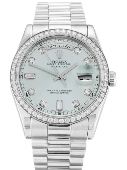 Rolex Day-Date 36mm Blue Dial 118346 Super Clone Rolex Day-Date 36mm Blue Dial 118346 Super Clone