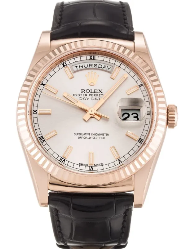 Rolex Day-Date 36mm Silver Dial 118135 Super Clone Rolex Day-Date 36mm Silver Dial 118135 Super Clone