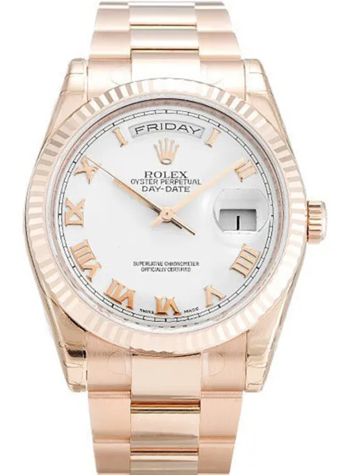 Rolex Day-Date 36mm White Dial 118235 F Super Clone Rolex Day-Date 36mm White Dial 118235 F Super Clone
