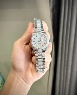 Rolex Day-Date Custom Moissanite Diamonds 36mm Rolex Day-Date Custom Moissanite Diamonds 36mm