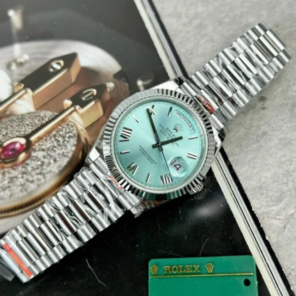 Rolex Day-Date m228236 40mm Presidential Super Clone with Fluted Bezel Rolex Day-Date m228236 40mm Presidential Super Clone with Fluted Bezel