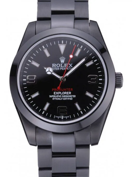 Rolex Explorer 39mm Black Dial 622549 Super Clone Rolex Explorer 39mm Black Dial 622549 Super Clone with a stainless steel case, smooth bezel, Oyster bracelet, and automatic movement.