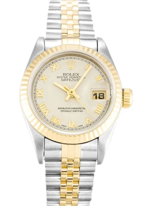 Rolex Lady-Datejust 26mm Ivory Pyramid Dial 69173 Super Clone Rolex Lady-Datejust 26mm 69173 Super Clone with an Ivory Pyramid Dial.