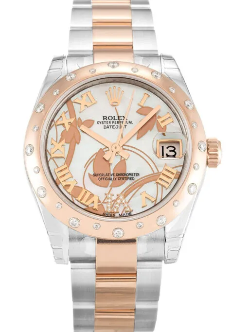 Rolex Lady-Datejust 31mm White Floral Dial 178341 Super Clone Rolex Lady-Datejust 31mm Reference 178341 Super Clone with a White Floral Dial.