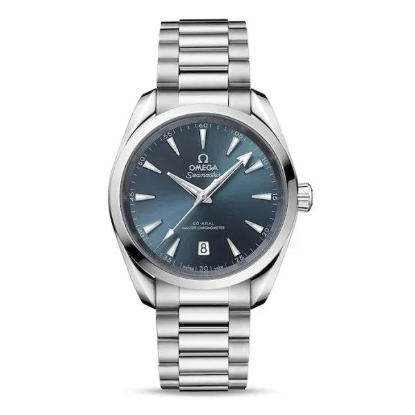 Omega Aquaterra Women Automatic Blue Stainless Steel Watch O22010382003003