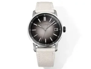 15AC5722-3657-C024-261F-C18CB9EB09E5 Audemars Piguet CODE 11.59 41mm Smoked Beige Dial Stainless Steel Black Ceramic Beige Fabric Strap Watch 15210QT.OO.A064KB.01