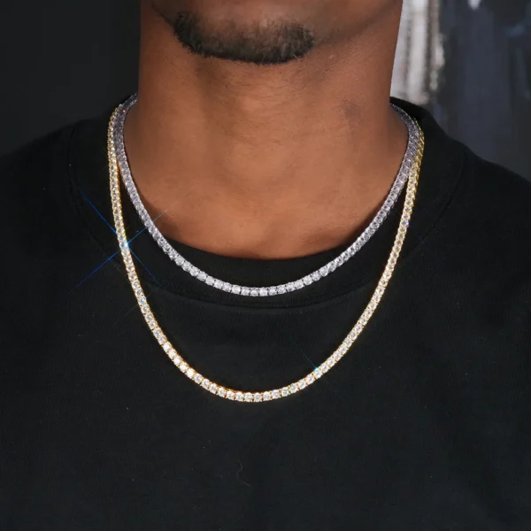 18K Gold-Plated 925 Sterling Silver AAA CZ Necklace