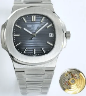 Patek Philippe 5711 men's watch with a Blue Dial and 40mm case.