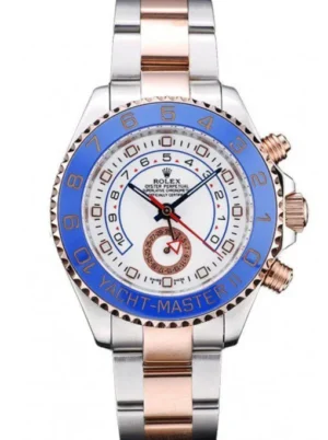 73-3 Rolex Yacht-Master 42mm White Dial Super Clone REP016833 featuring a 42mm Oystersteel case, white dial, Oyster bracelet, sapphire crystal, and automatic movement