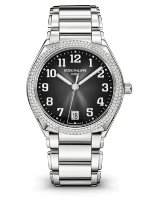 Patek Philippe 7300/1200A Twenty~4 with a 36mm stainless steel case and matching bracelet.