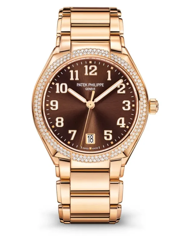 7300_1200R_001_1@2x Patek Philippe 7300/1200R Twenty~4 with a 36mm rose gold case and matching bracelet