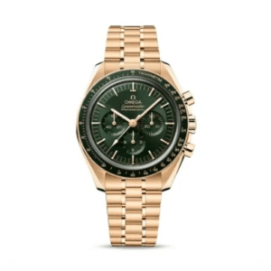 93D02178-B08C-71E0-6383-53E87CD5E541 Omega Speedmaster Moonwatch Professional 42mm Green Dial 18K Moonshine Gold O310.60.42.50.10.001 Swiss luxury watch