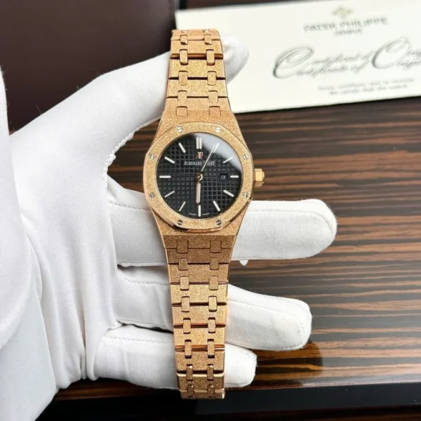 Audemars Piguet Royal Oak 67653OR Women Quartz Movement 34mm Super Clone