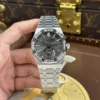 Audemars Piguet Royal Oak Selfwinding Flying Tourbillon 26730BC Super Clone with a gray dial and 41 mm case.