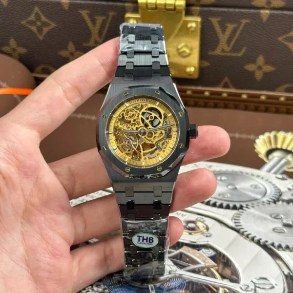 Audemars Piguet Royal Oak 15416 Skeleton Dial Black Ceramic THB Factory 41mm