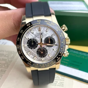 Dong-Ho-Rolex-Che-Tac-Daytona-116518LN-Do-Mat-Thien-Thach-40mm-2-768x768-1-1 Daytona 126515 RG 3CF 1:1 Best Edition (Weighted) featuring a 40mm rose gold-tone case, chronograph dial, Oysterflex strap, black ceramic tachymeter bezel, and SH4131 automatic chronograph movement.