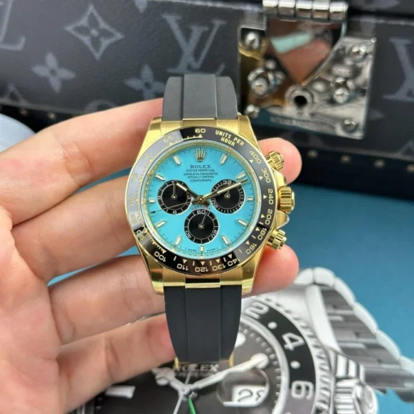 Daytona 126515 THBF 1:1 Best Edition (Weighted) featuring a 40mm weighted case, chronograph dial, Oysterflex strap, fixed tachymeter bezel, and SH4131 automatic chronograph movement.