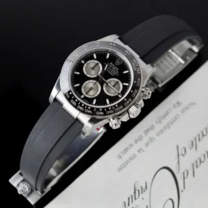 Dong-Ho-Rolex-Daytona-126519-Replica-11-Mat-Den-Coc-So-Da-Quang-Nha-May-VS-40mm-2-768x768.jpg Daytona 126519 AVF 1:1 Best Edition featuring a Black and Silver Dial, Oysterflex strap, fixed tachymeter bezel, and DD4131 (Mod) automatic chronograph movement.
