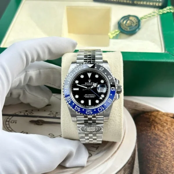 Dong-Ho-Rolex-GMT-Master-II-126710BLNR-Rep-11-Batgirl-Clean-Factory-40mm-13-768x768-1 Rolex GMT-Master II 126710 BLNR 904L Steel SCF 1:1 Best Edition Black Dial Super Clone