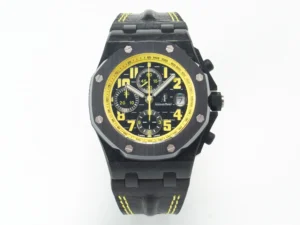 IMG_1738-拷贝 Royal Oak Offshore Bumble Bee Forged Carbon 1:1 JF Best Edition on Leather Strap