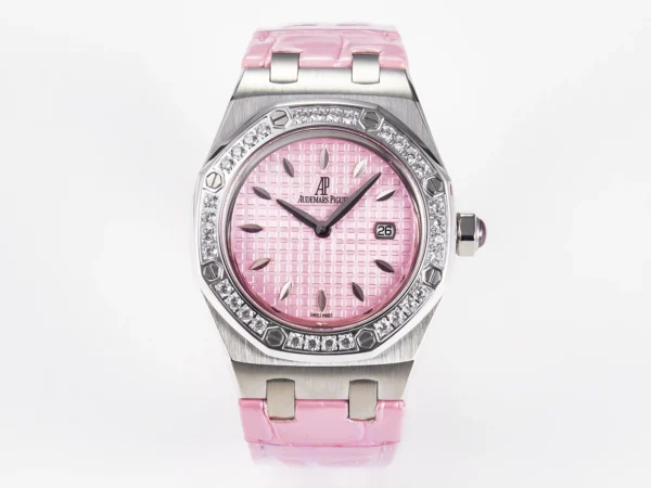 IMG_8112-拷贝 Royal Oak Offshore 33mm SS DRF Best Edition Pink Dial Diamonds Bezel