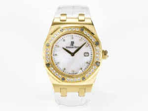 IMG_8180-拷贝 Royal Oak Ladies 33mm YG DRF Best Edition MOP Dial Diamonds Bezel
