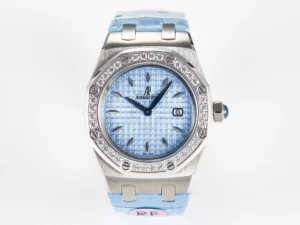 IMG_8249-拷贝 Royal Oak Offshore Ladies 33mm DRF Best Edition Blue Dial Diamonds Bezel
