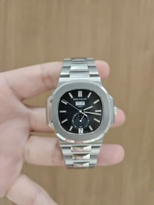 Patek Philippe Nautilus 5726/1A with an Annual Calendar, Moonphase, and Blue Dial