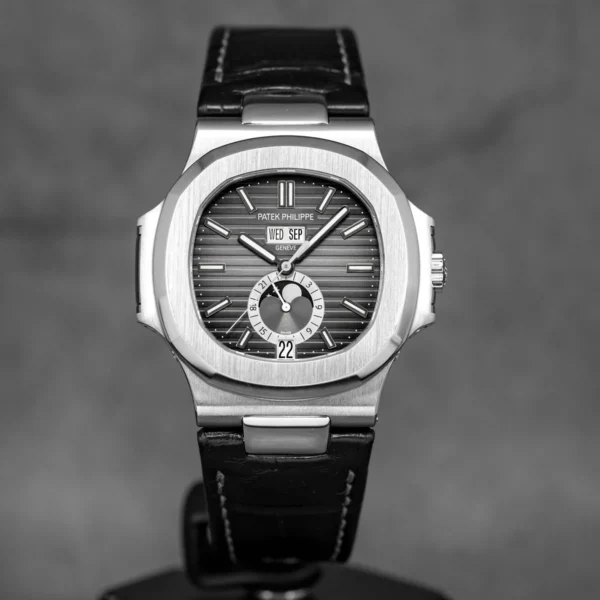 Patek Philippe Nautilus 5726A with an Annual Calendar and Moonphase display.