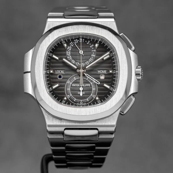 Patek Philippe Nautilus 5990/1A Travel Time Steel Black Dial