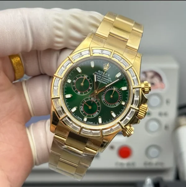 PPM Factory VIP Rolex Daytona PPM Factory VIP Rolex Daytona featuring a 40mm case, chronograph dial, Oyster bracelet, fixed tachymeter bezel, and automatic chronograph movement.