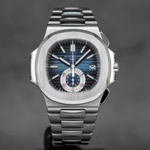 PatekphillipeNautilus5980-1 Patek Philippe Nautilus 5980/1A-001 with a Blue Dial.