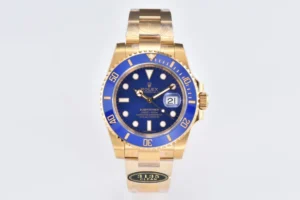 Rolex-Submariner-40mm-116618-LB-Blue-Dial-Ceramic-Bezel-YG-Plated-904L-Steel-Clean-Factory-11-Best-Edition Rolex Submariner 40mm 116618 LB Super Clone V3 with a Blue Dial, Ceramic Bezel, and YG Plated finish.