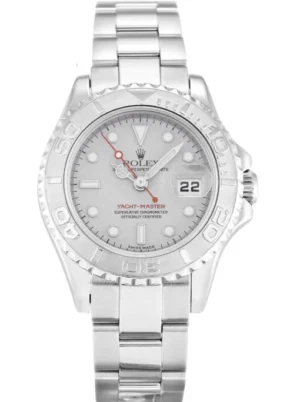 Rolex Yacht-Master 169622 Super Clone featuring a 40mm stainless steel case, Silver Dial, Oyster bracelet, sapphire crystal, and automatic movement.