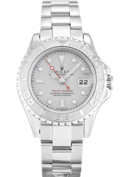 Rolex Yacht-Master 40mm Silver Dial 169622 Rolex Yacht-Master 169622 Super Clone featuring a 40mm stainless steel case, Silver Dial, Oyster bracelet, sapphire crystal, and automatic movement.