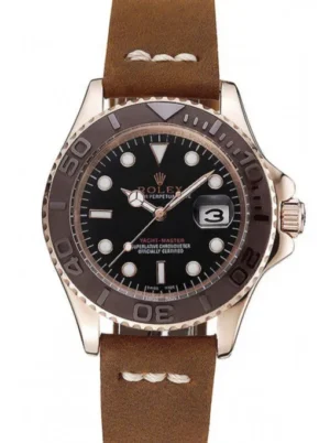 Rolex Yacht-Master 41mm Super Clone 1453860 featuring a Black Dial, 41mm stainless steel case, Oyster bracelet, sapphire crystal, and automatic movement.