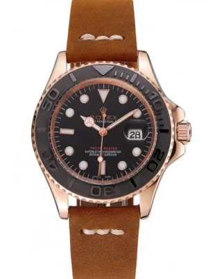 Rolex Yacht-Master 41mm Super Clone 1453861 featuring a Black Dial, 41mm stainless steel case, Oyster bracelet, sapphire crystal, and automatic movement