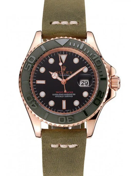 Rolex Yacht-Master 41mm Super Clone 1453862 featuring a Black Dial, 41mm stainless steel case, Oyster bracelet, sapphire crystal, and automatic movement