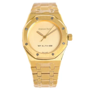Royal-Oak-15550BA-Champagne-Dial-1017-ALYX-9SM-in-Yellow-Gold-1 Audemars Piguet Royal Oak 15550BA with a champagne dial and yellow gold finish from the 1017 ALYX 9SM collaboration.