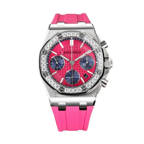 Royal-Oak-Offshore-Selfwinding-Chronograph-37mm-Pink-Dial-in-Steel-26231ST-1-1 Royal Oak Offshore Selfwinding Chronograph 37mm Pink Dial